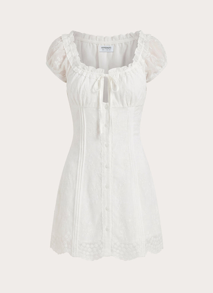 Complexity Mini Dress - White