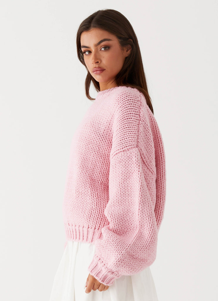 Light pink sweater best sale