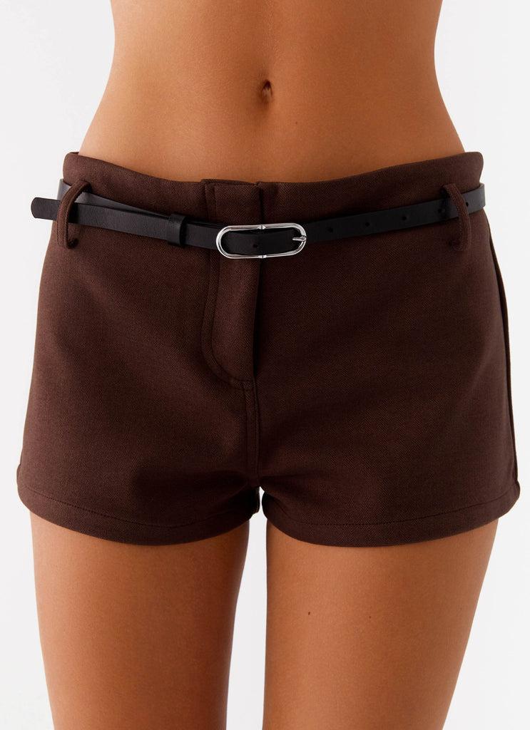 Curfew Micro Short - Chocolate