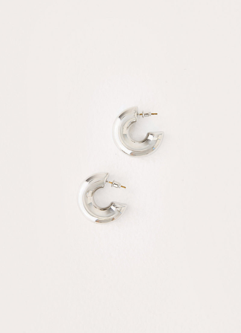Daily Edit Earrings - Silver