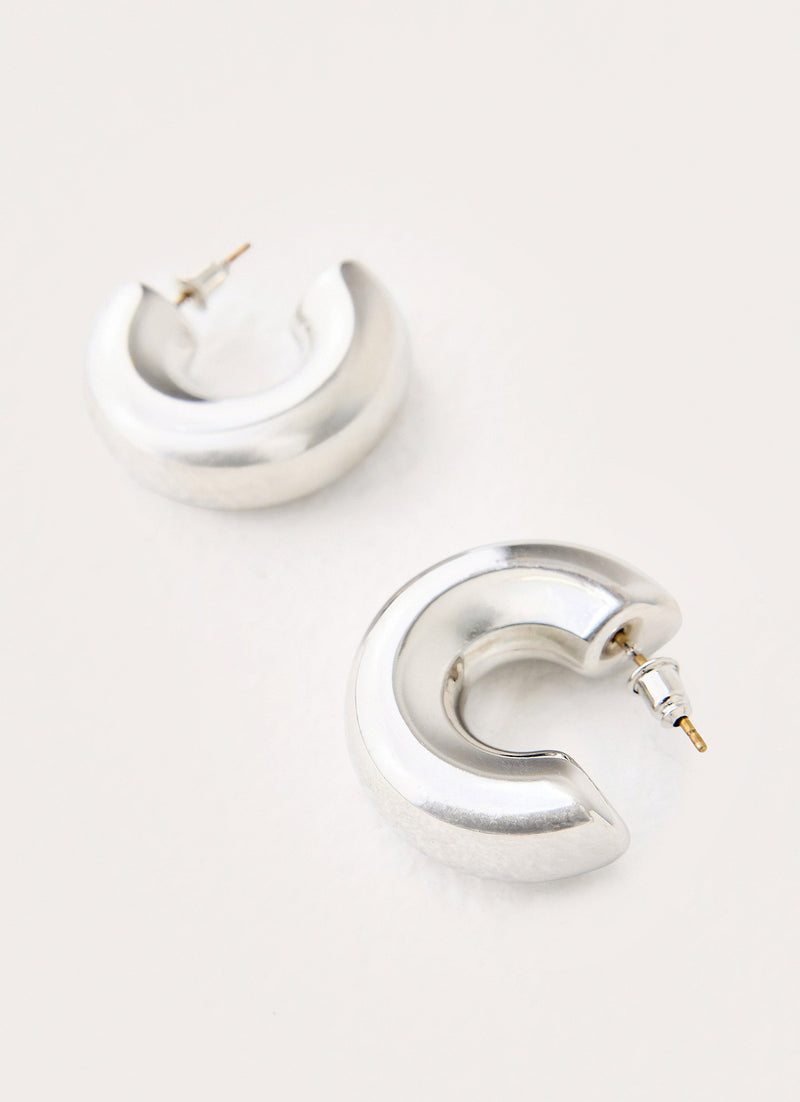 Daily Edit Earrings - Silver