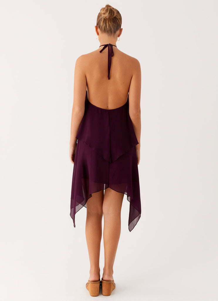 Dalenti Midi Dress - Plum