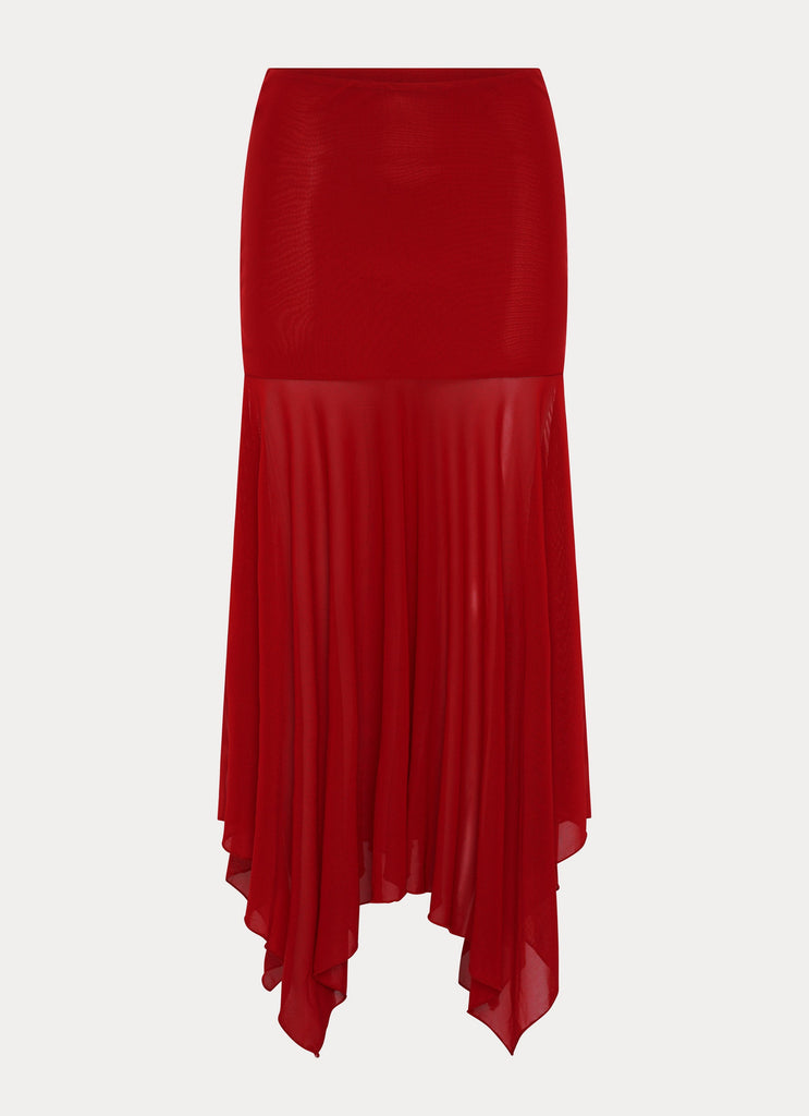 Dionne Maxi Skirt - Red