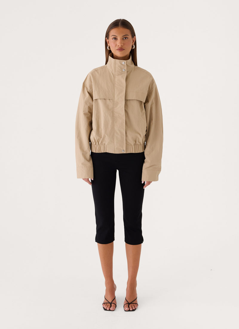 Dover Utility Jacket - Nude