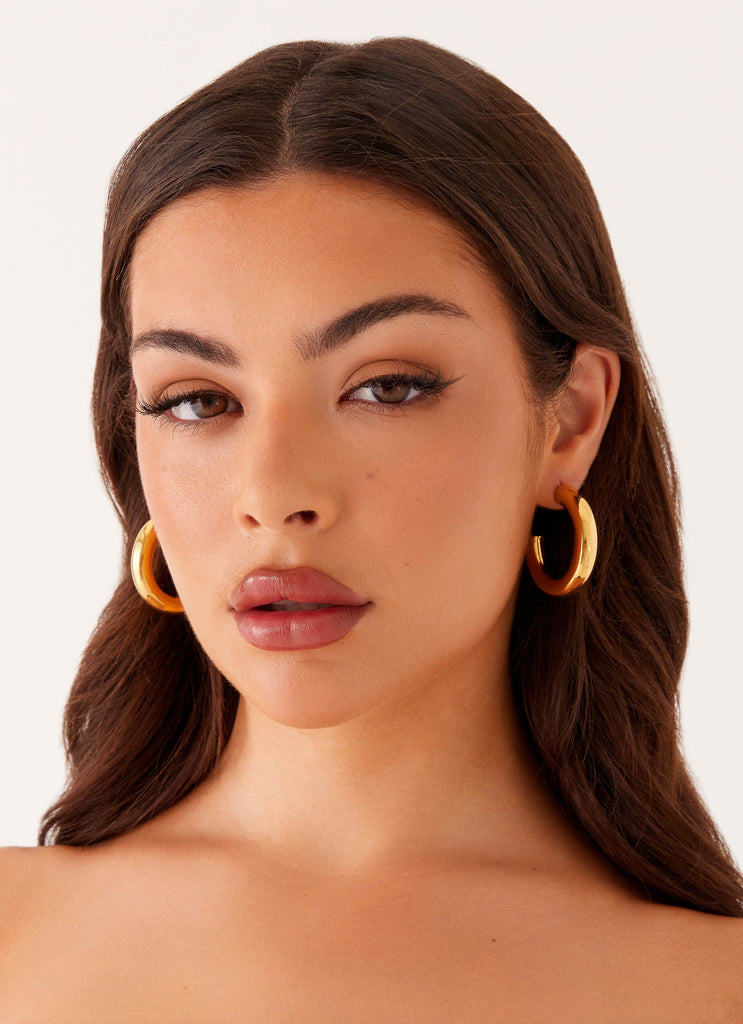 Duke Hoop Earrings - Gold