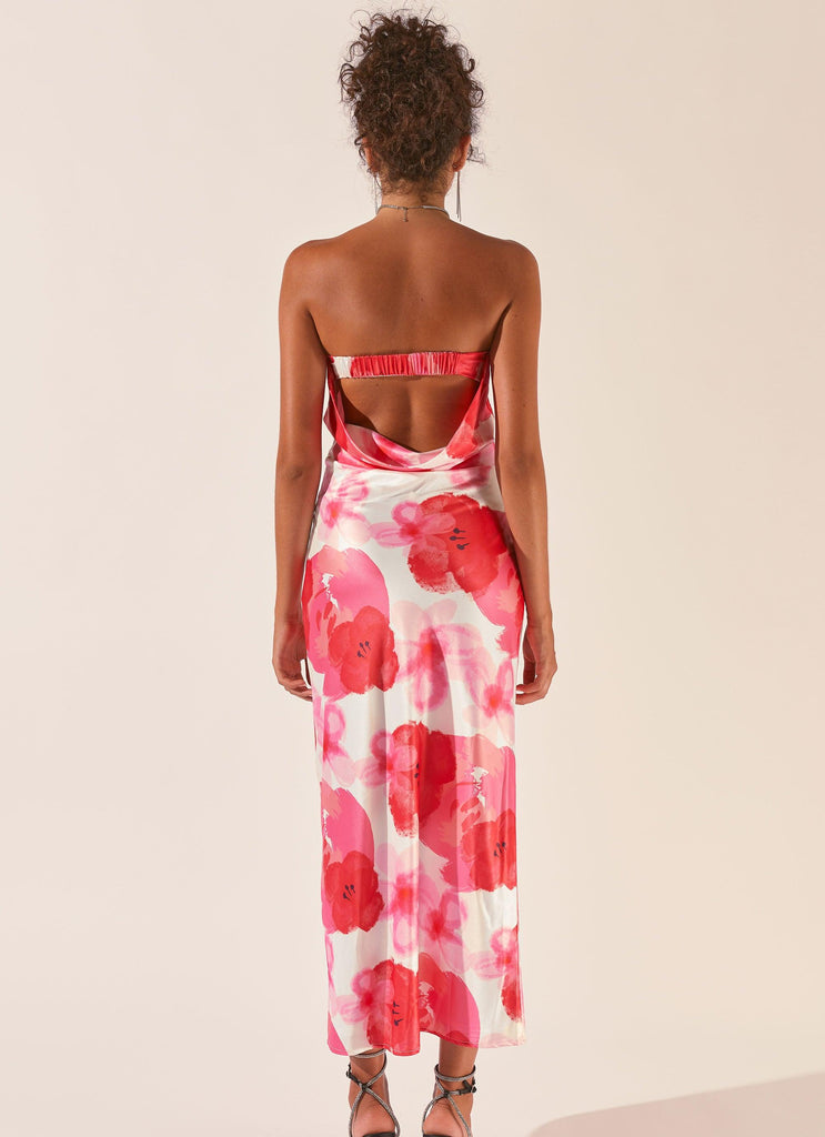 Love Me More Maxi Dress - Pink Rose - Peppermayo