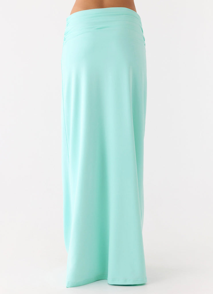 Elisabetta Maxi Skirt - Aqua