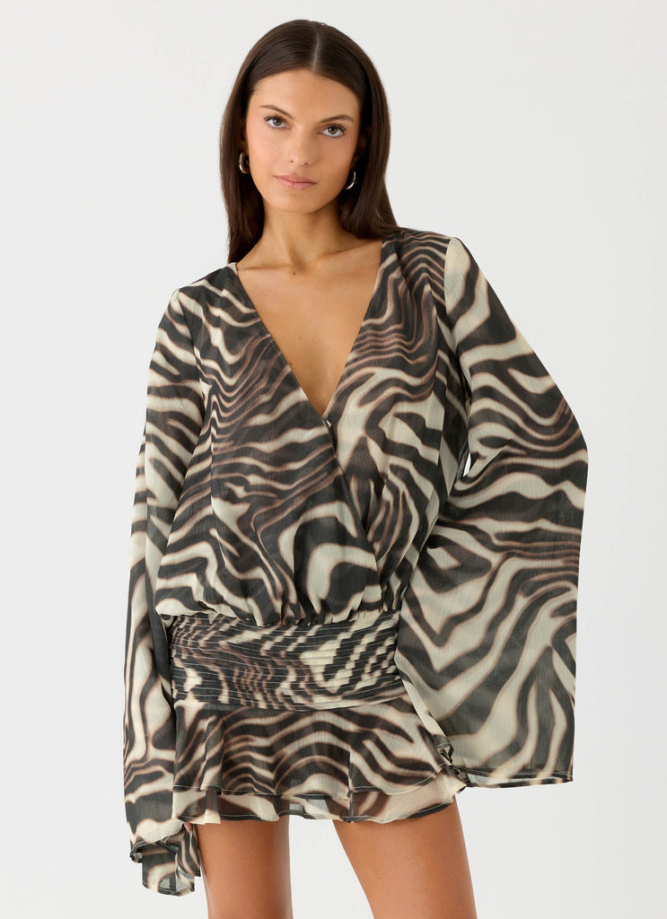 Green Long Sleeve Dresses