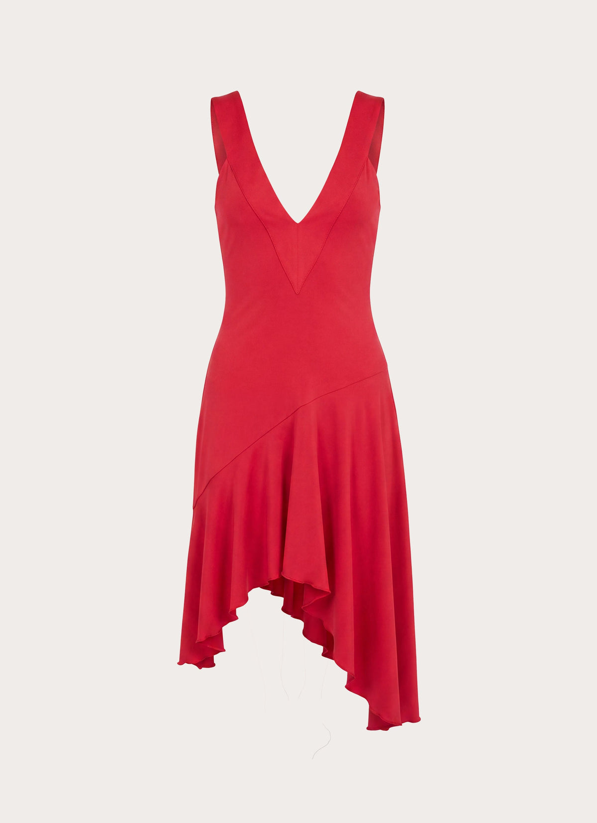 Eluna Midi Dress - Chilli Red