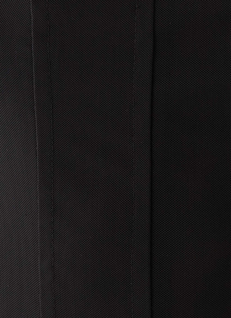 Emmaleigh Mesh Corset Top - Black