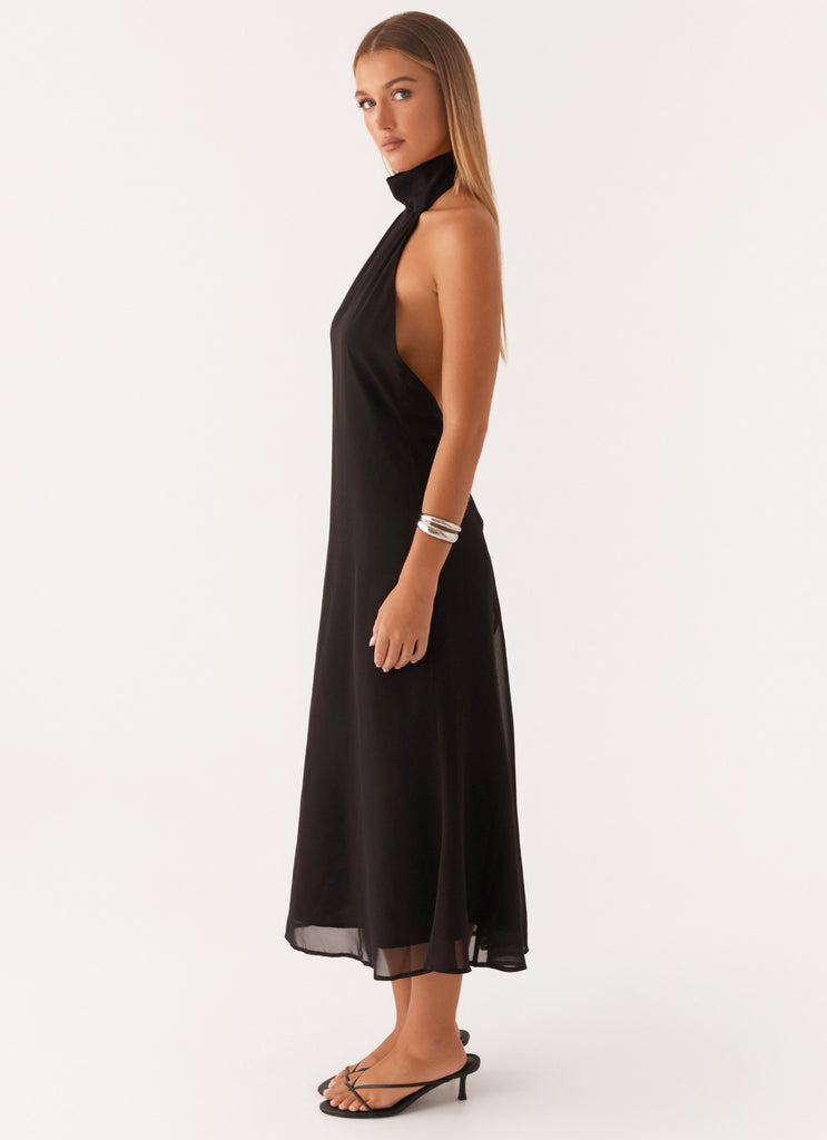 Emmalyn Midi Dress - Black