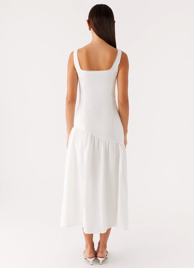 Esmerelda Midi Dress White 3 Peppermayo