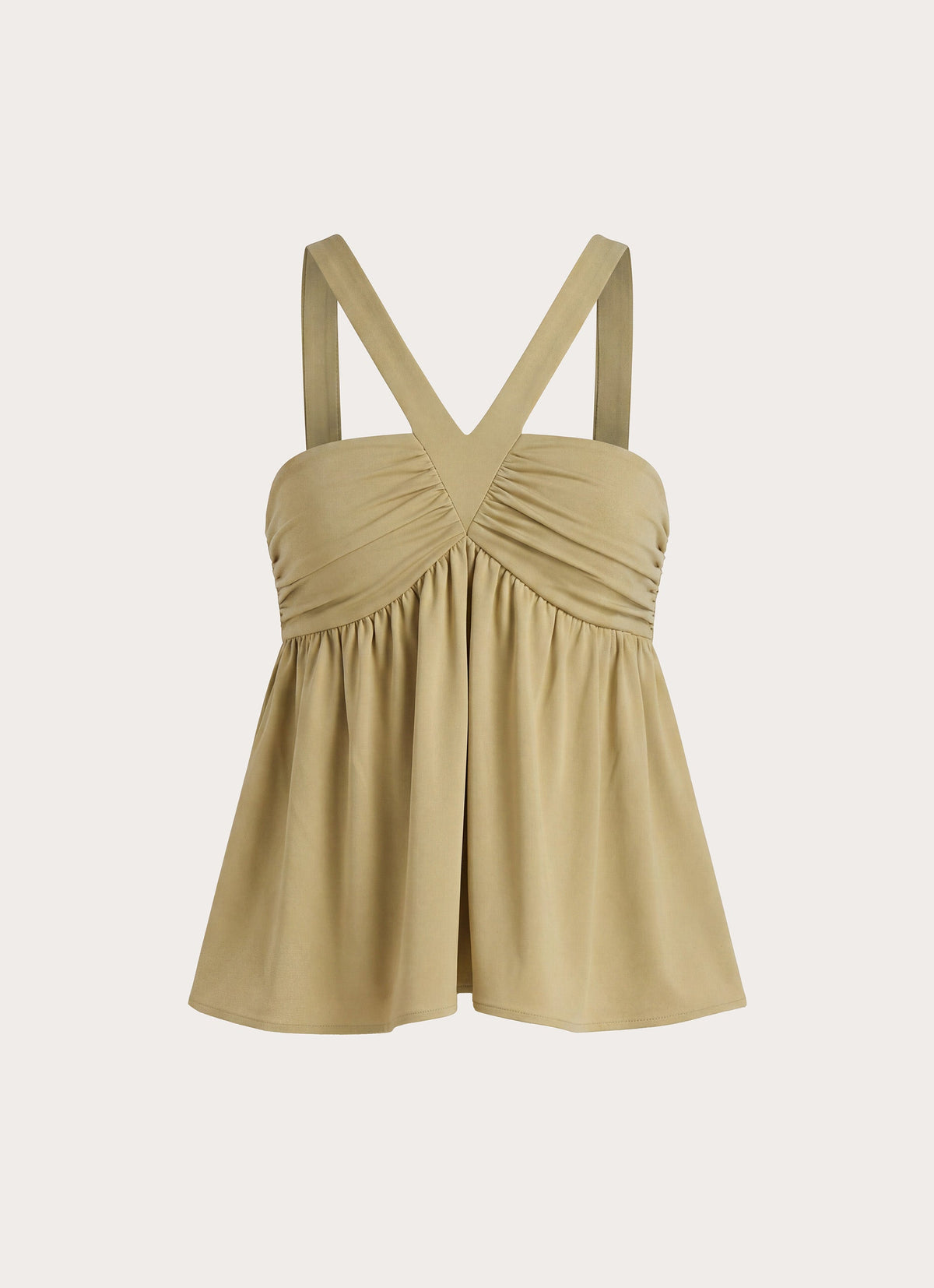 Evara Top - Olive Green