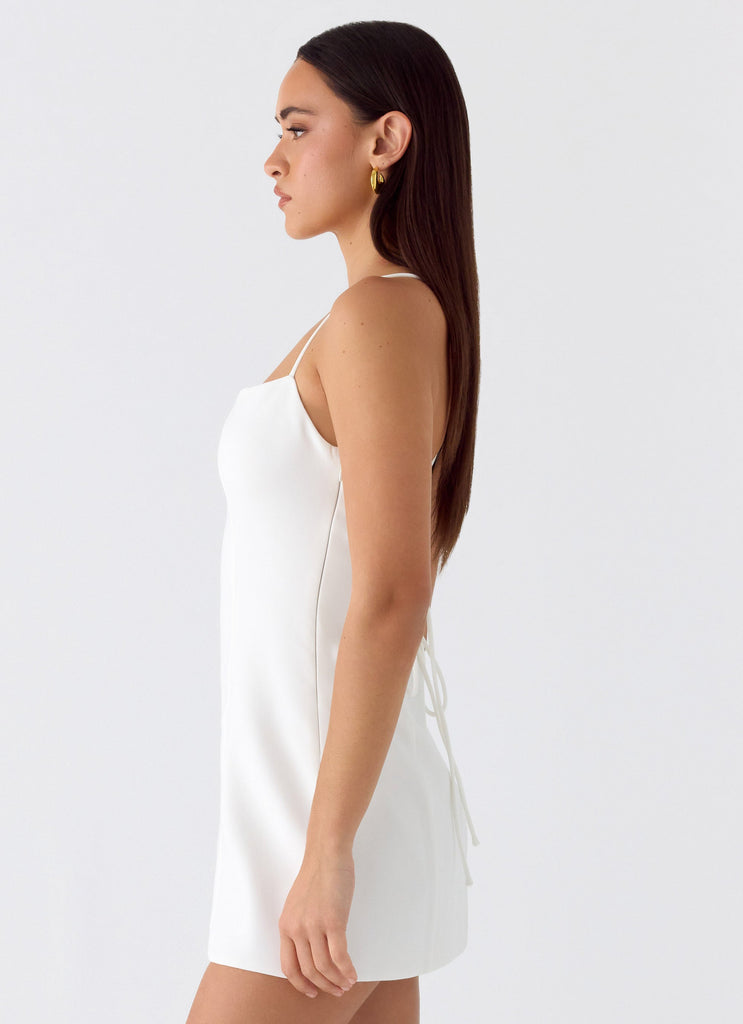 Famous Mini Dress - White