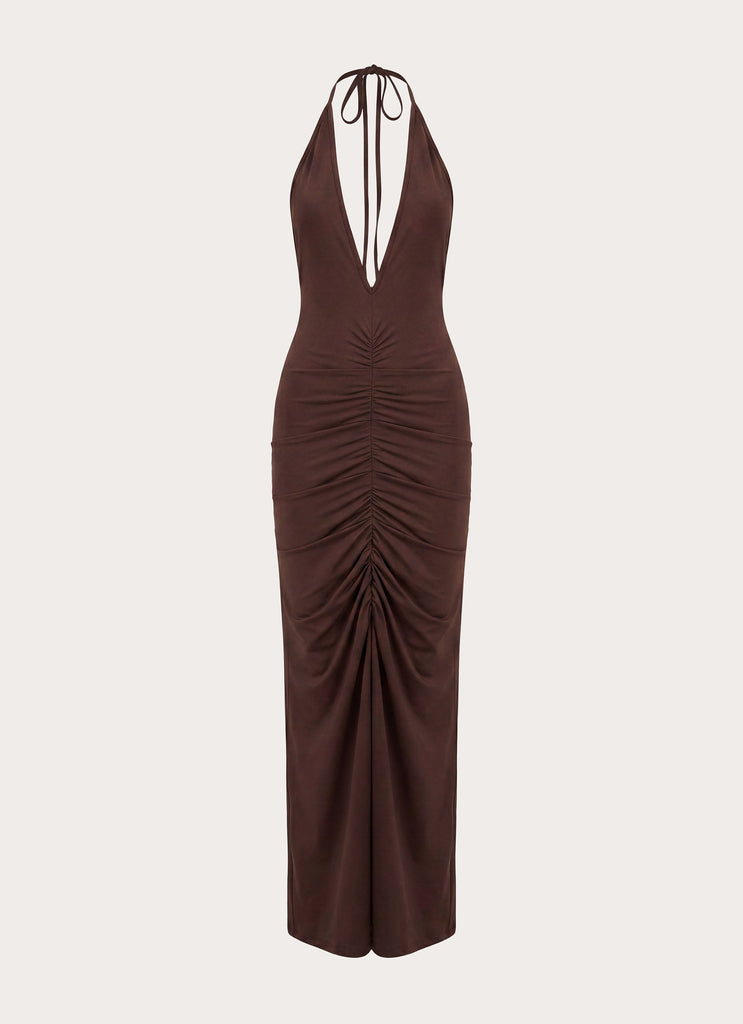Feel My Rhythm Maxi Dress - Rose Taupe