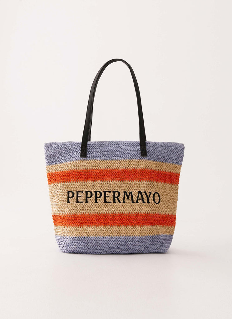 Fiji Woven Beach Bag - Multi