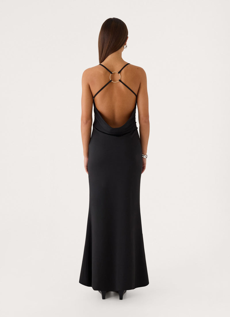 Florielle Maxi Dress - Black