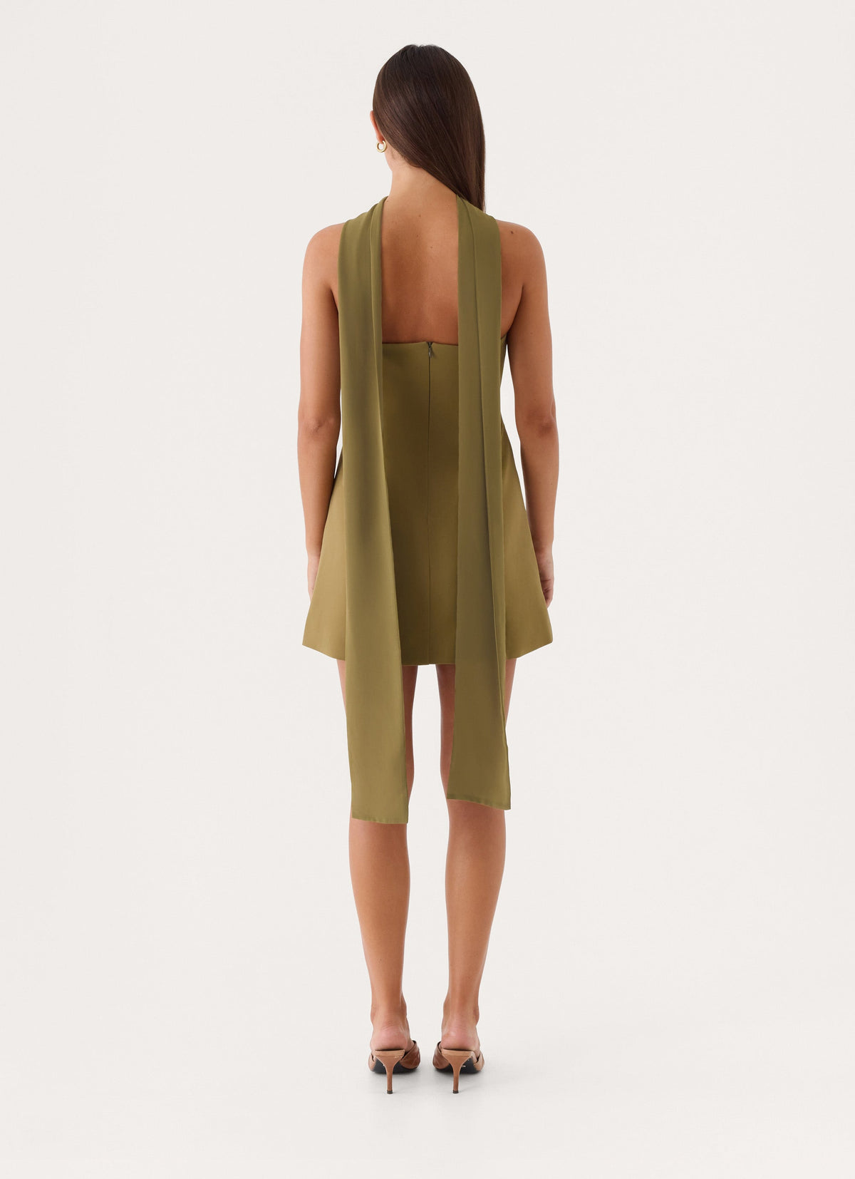 For Love Mini Dress - Olive Green