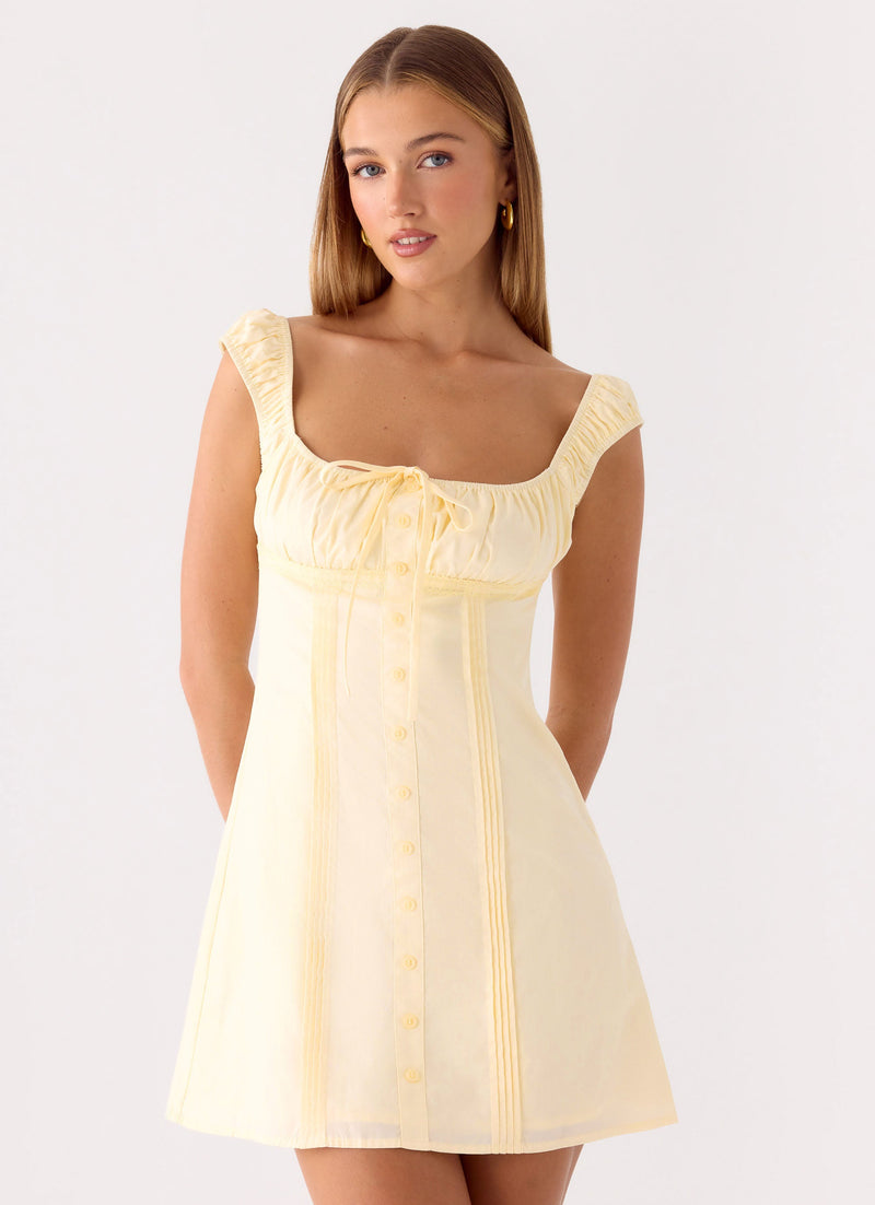 Fornarina Mini Dress - Lemon