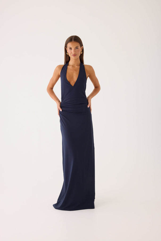 Good Riddance Maxi Dress - Deep Ocean