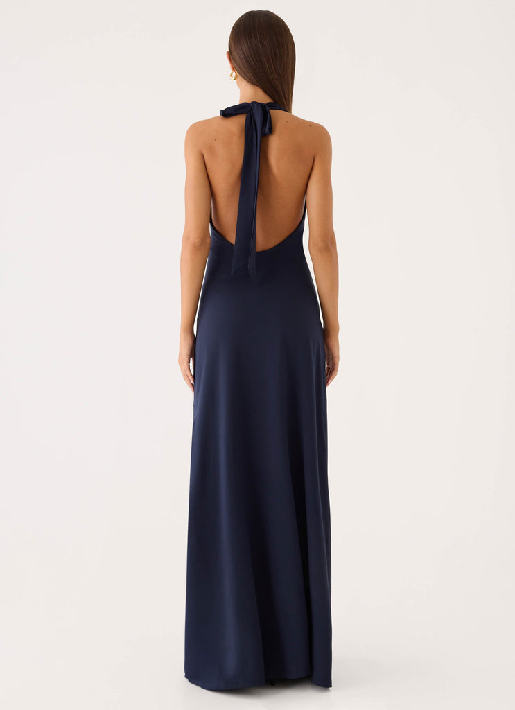 Good Riddance Maxi Dress - Deep Ocean