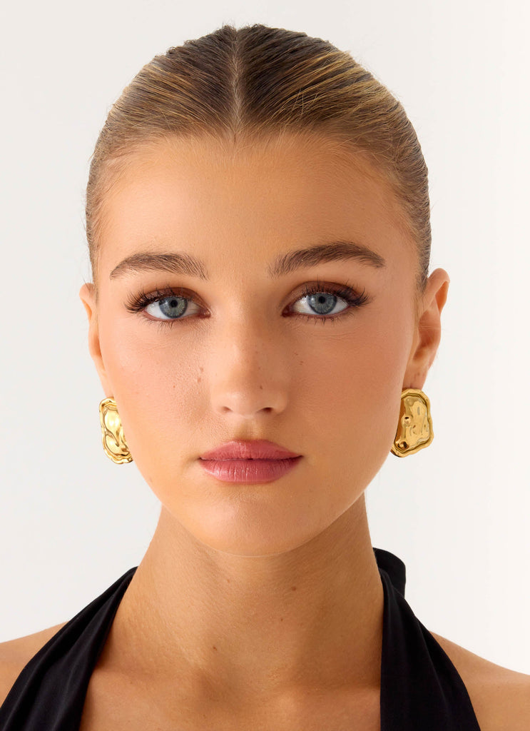 Gravity Earrings - Gold