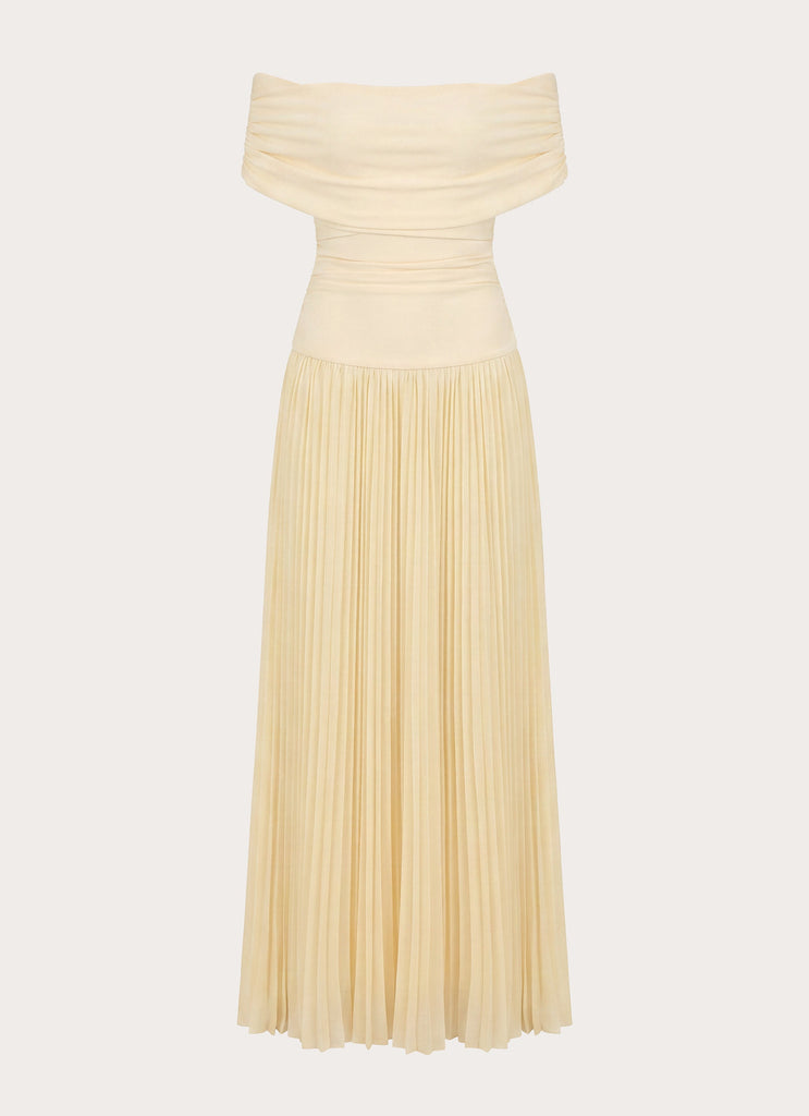 Harvest Sky Maxi Dress - Baby Yellow
