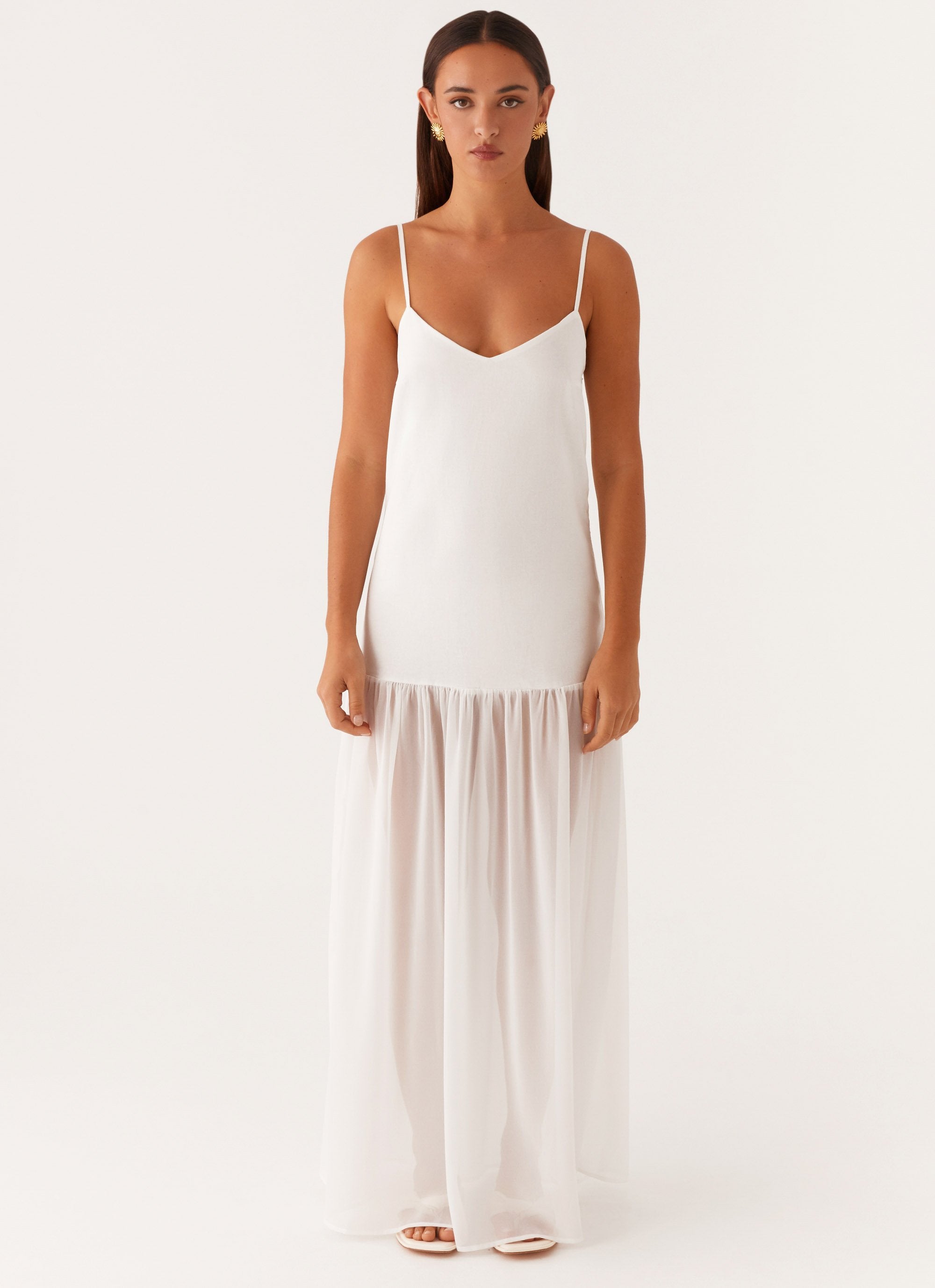 By Anthropologie | Sleeveless Sheer Linen Maxi Slip Dress By Anthropologie | Sleeveless Sheer Linen Maxi Slip Dress