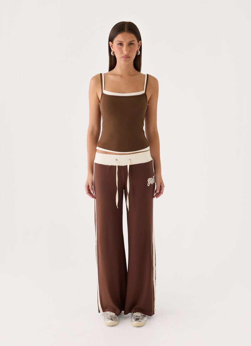Hollywood Baby Tank Top - Chocolate