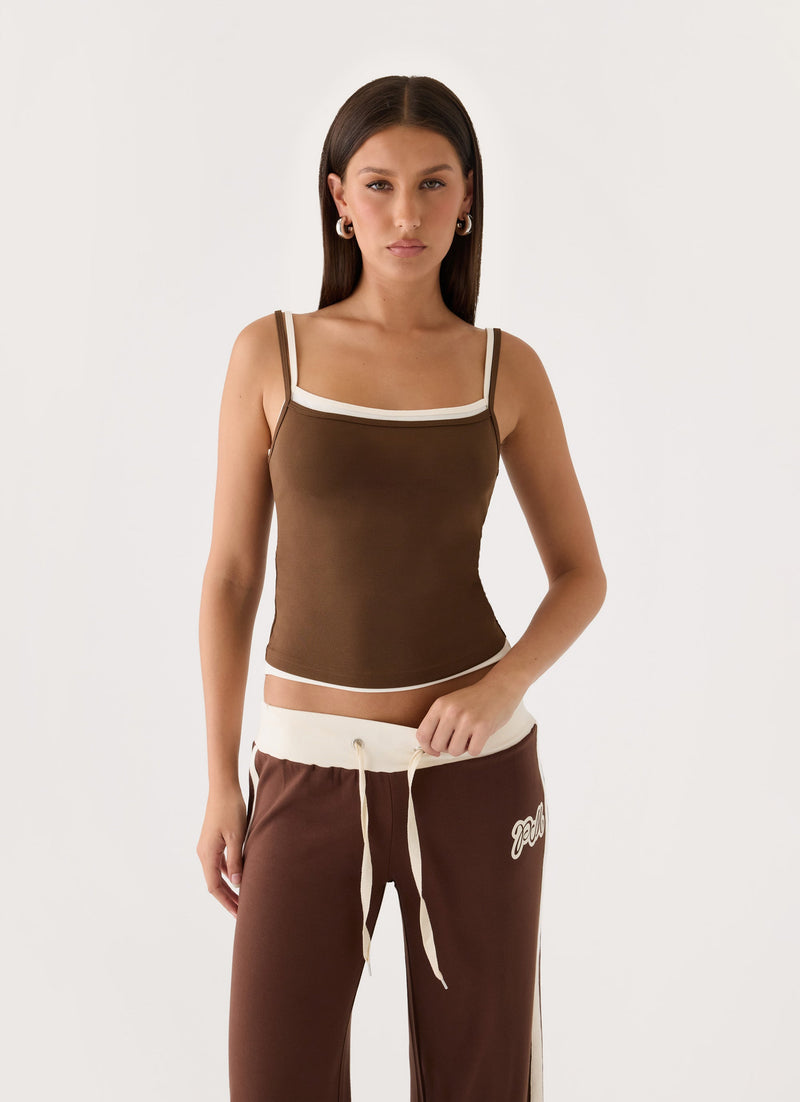 Hollywood Baby Tank Top - Chocolate