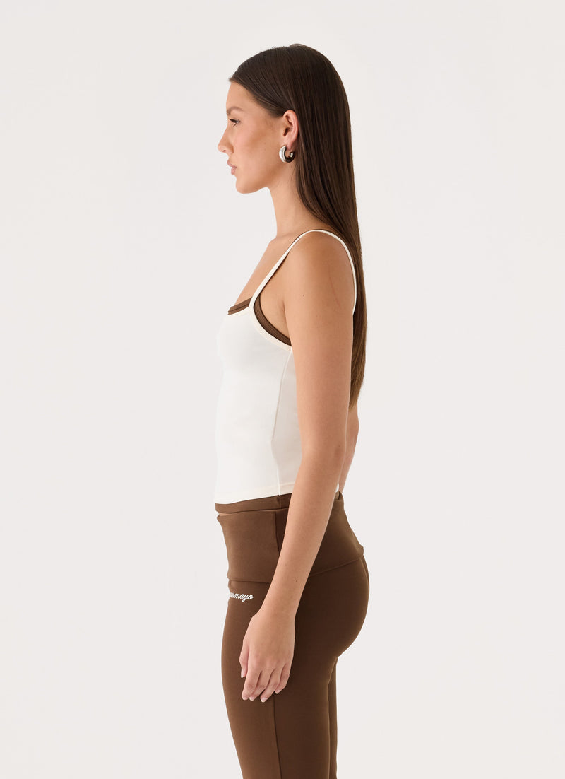 Hollywood Baby Tank Top - Cream