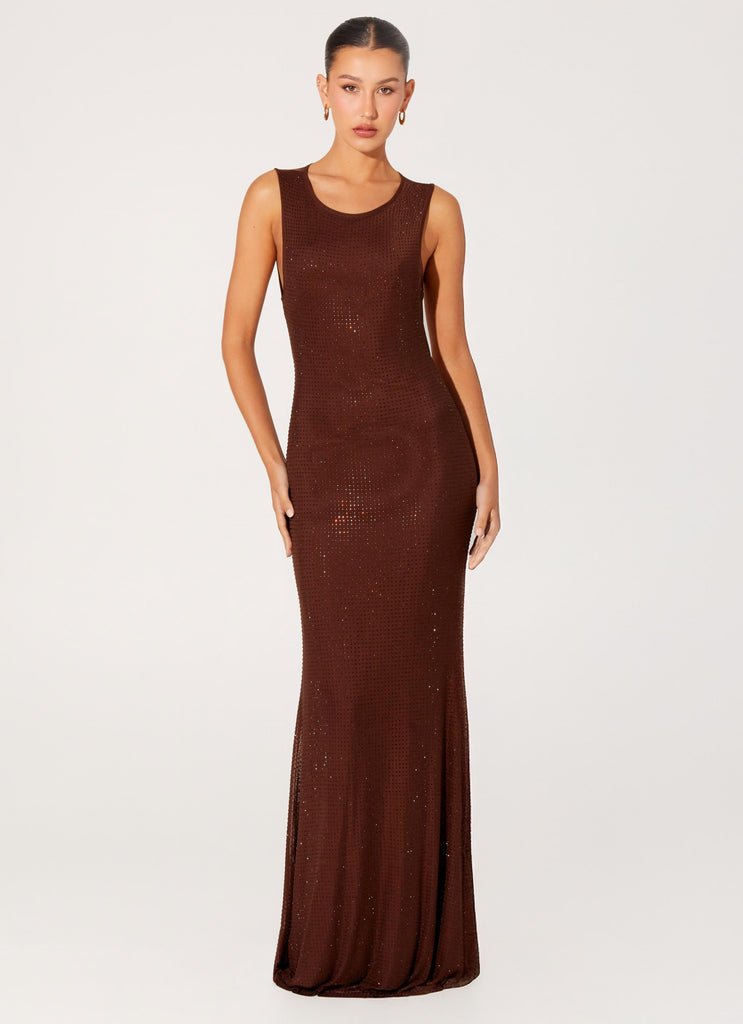 Hot Sequins Maxi - Chocolate