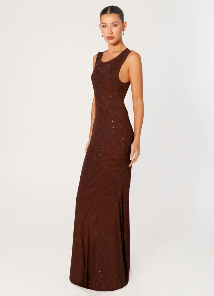 Hot Sequins Maxi - Chocolate