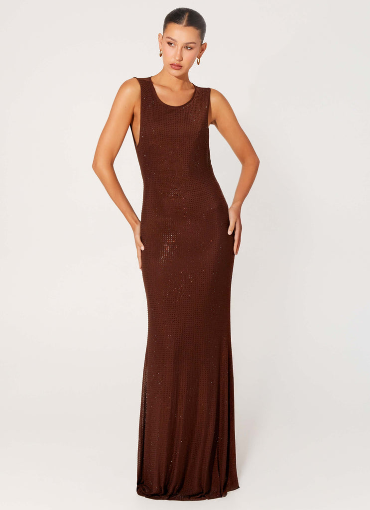 Hot Sequins Maxi - Chocolate
