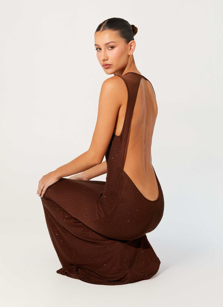 Hot Sequins Maxi - Chocolate