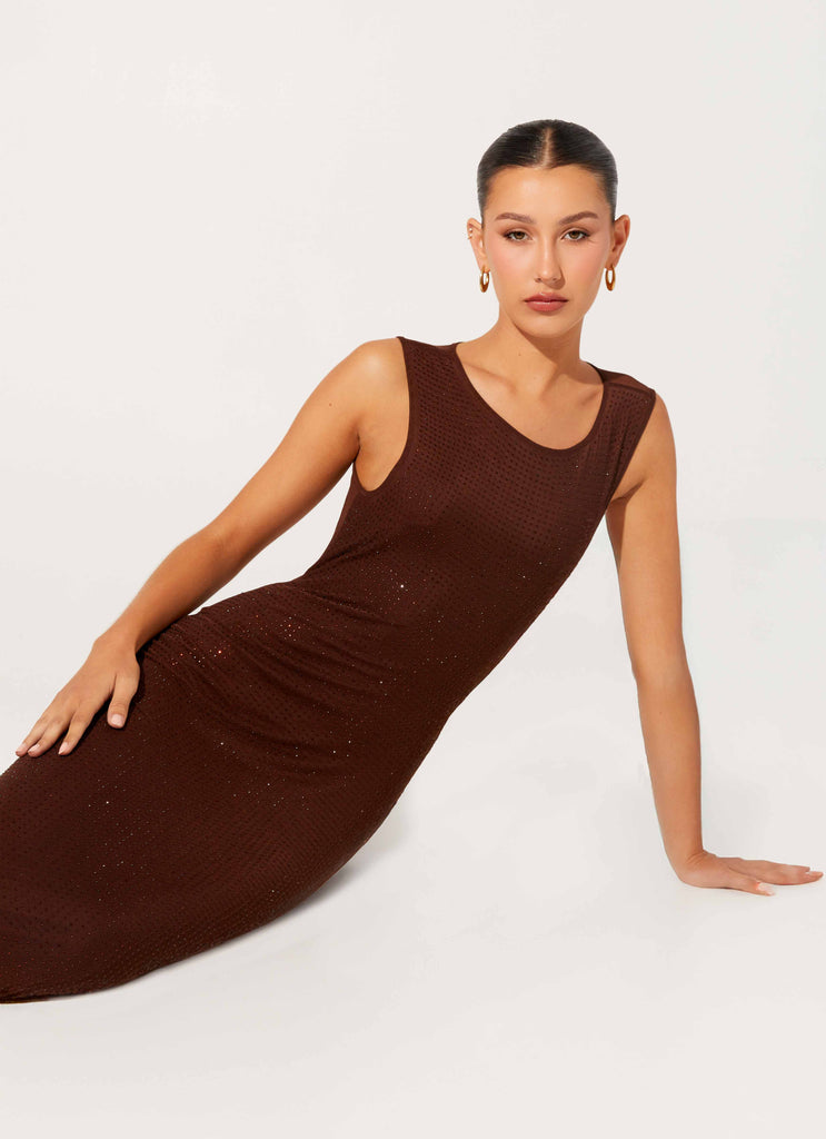Hot Sequins Maxi - Chocolate