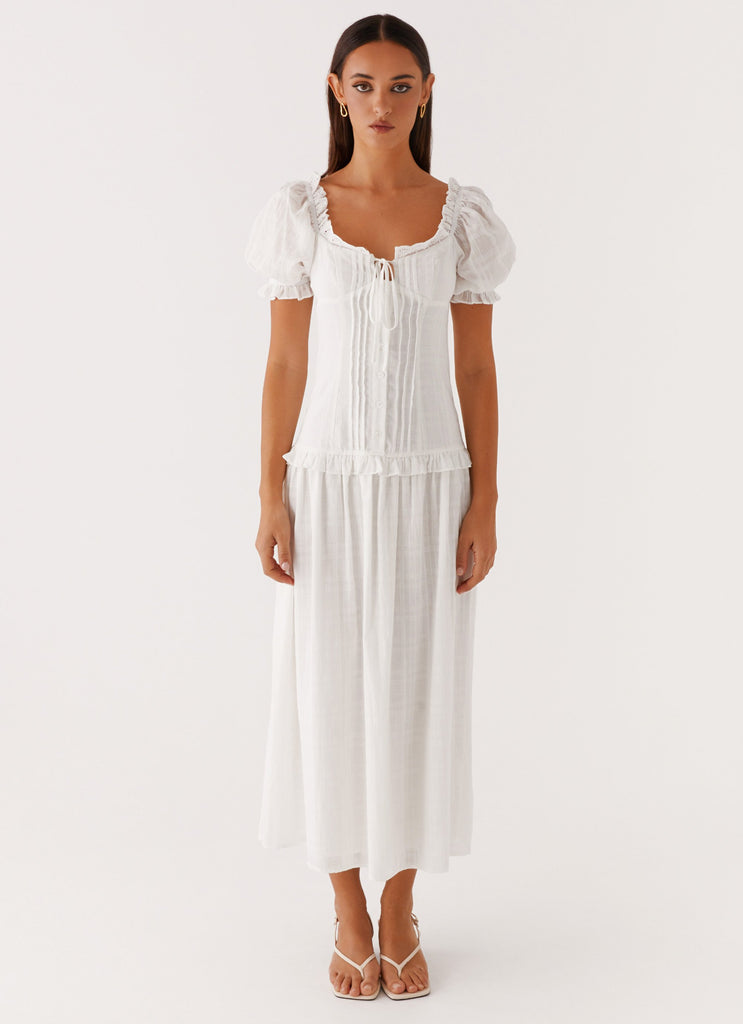 Hundred Percent Midi Dress - White