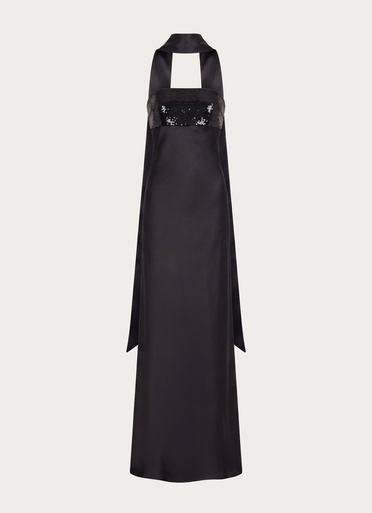 Hush Sequin Maxi Dress - Black