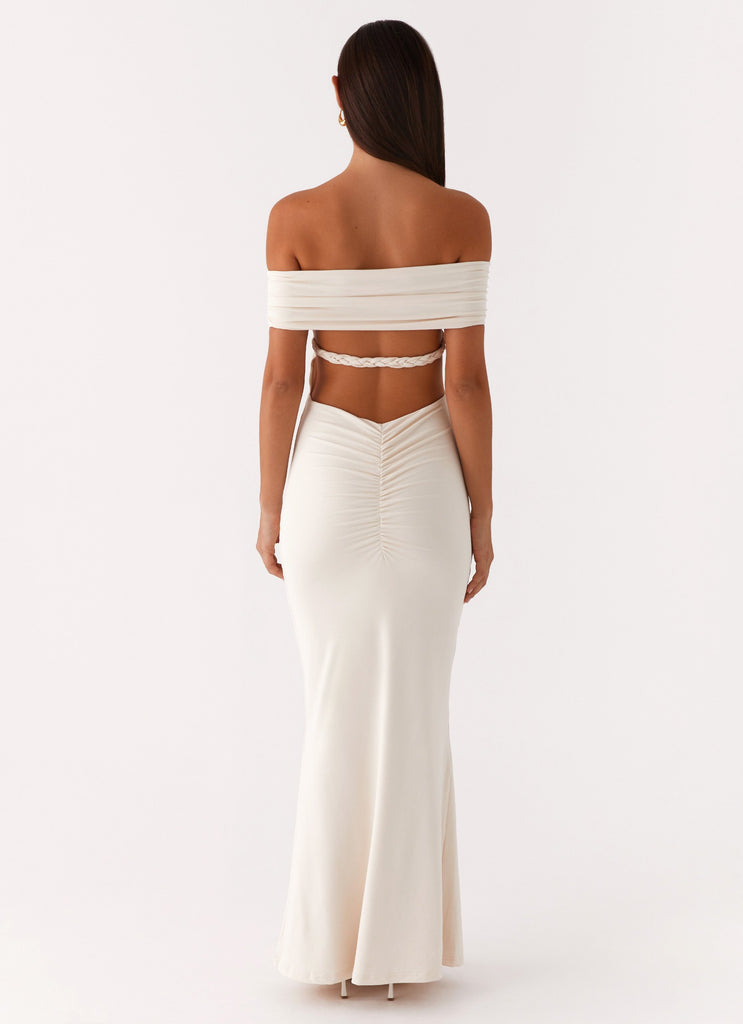 Illusion Maxi Dress - Ivory