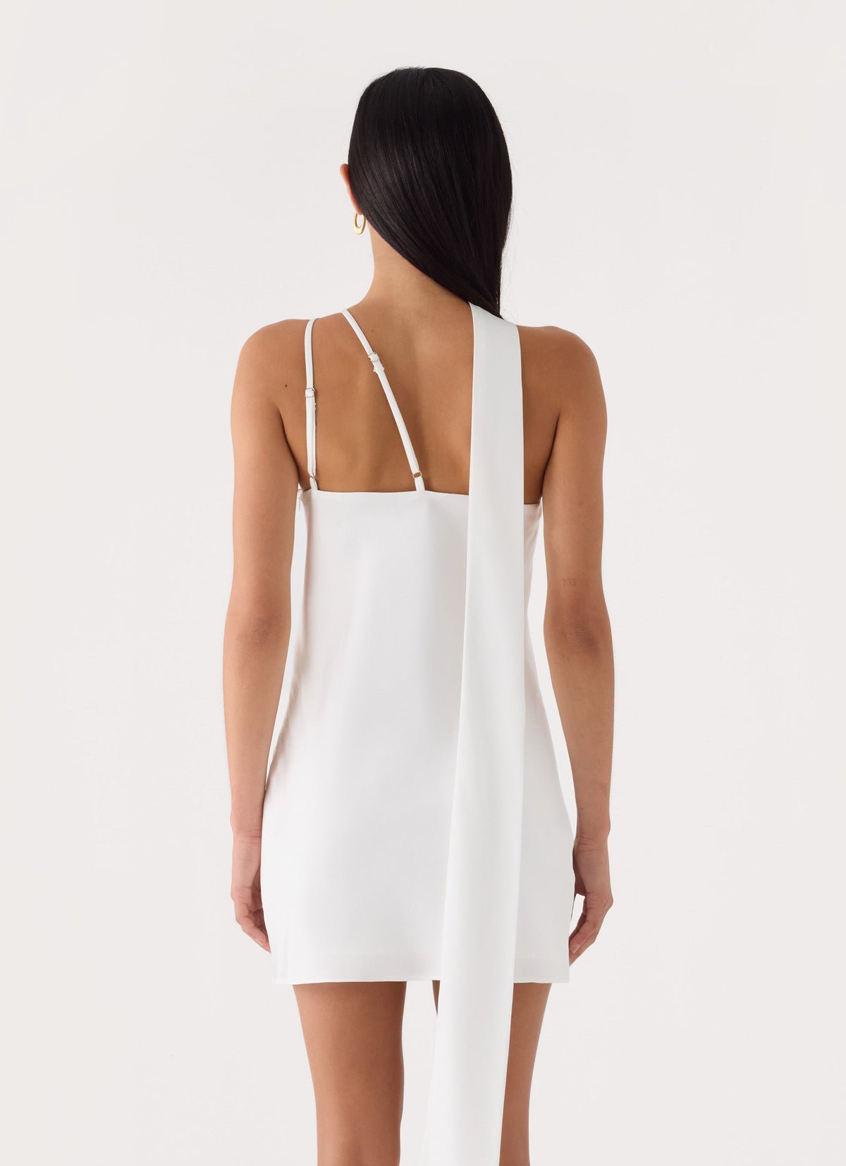 In The End Mini Dress - White