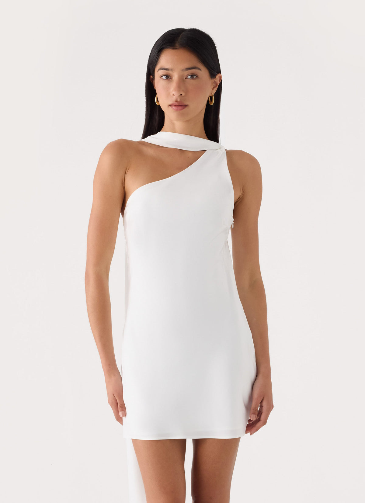 In The End Mini Dress - White