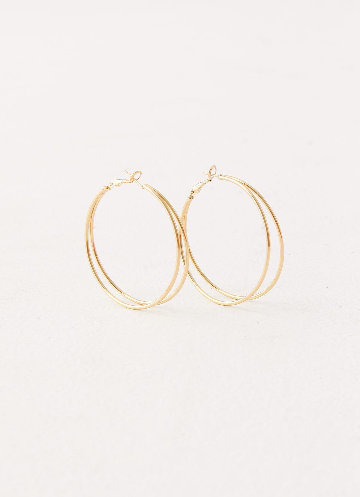 Isabetta Hoop Earrings Gold 1 Peppermayo