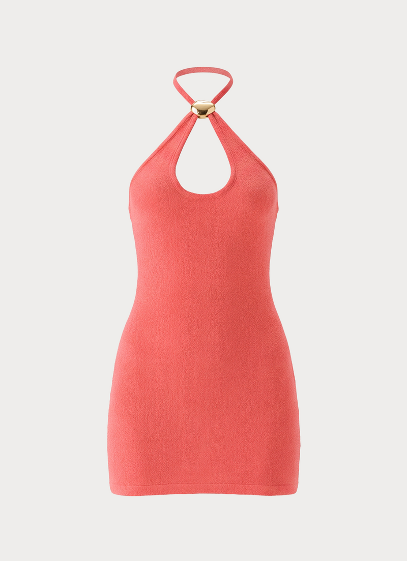Ivania Mini Dress - Coral