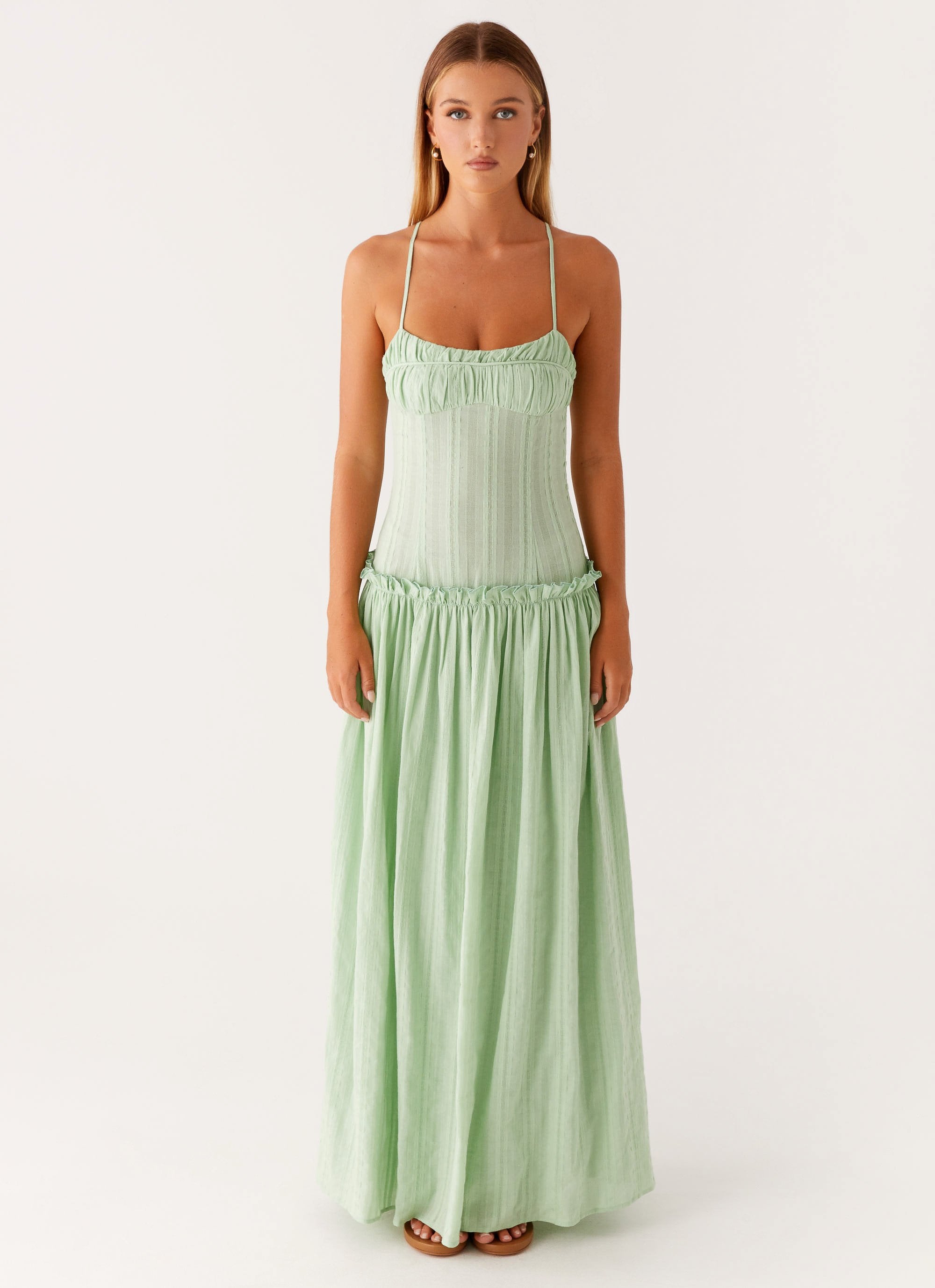 Jacinda Drop Waist Maxi Dress