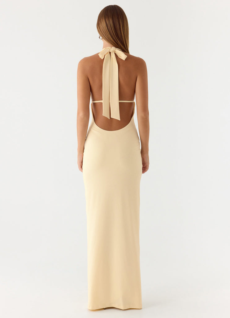 Javana Maxi Dress - Yellow
