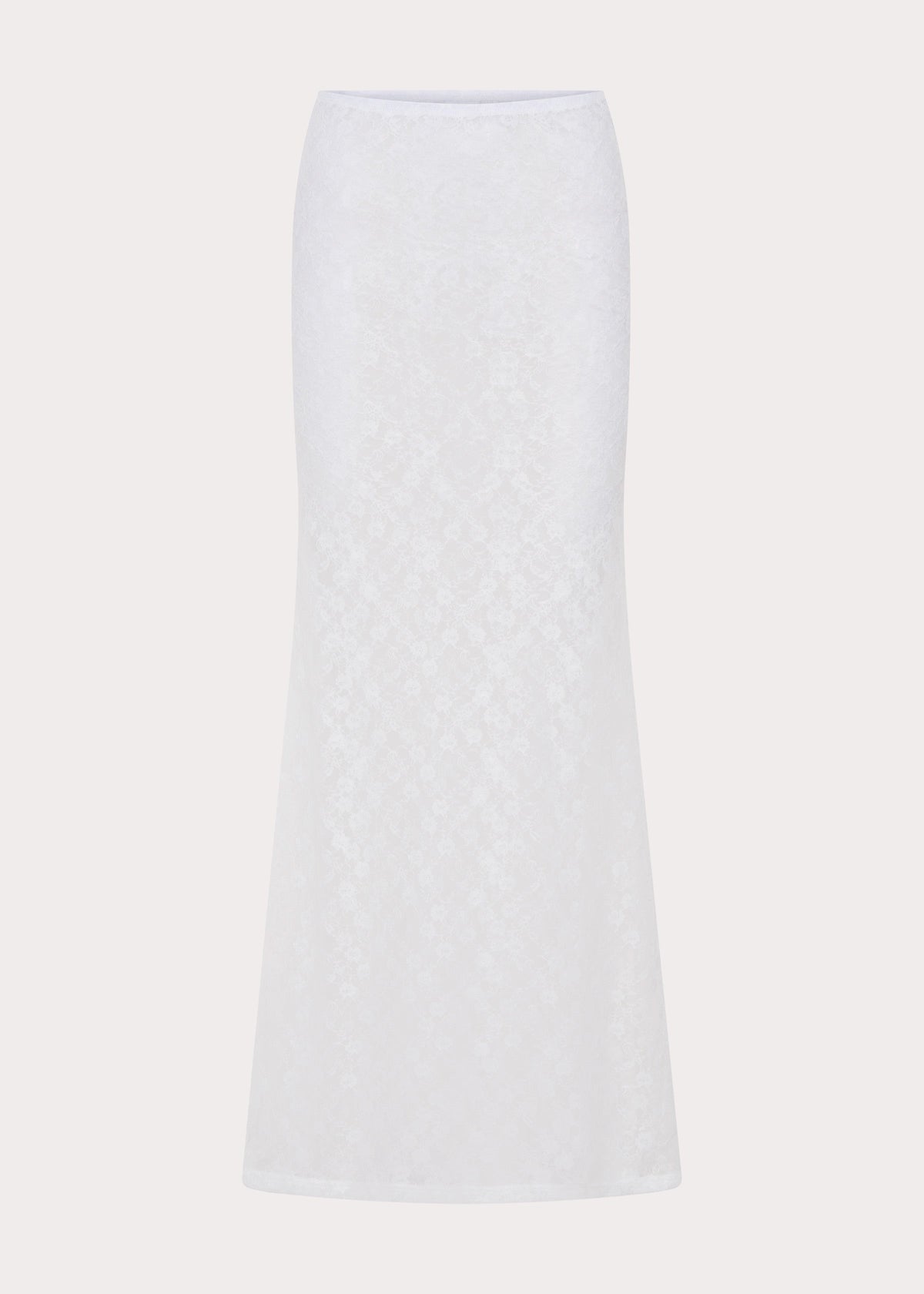 Jaz Lace Maxi Skirt - White