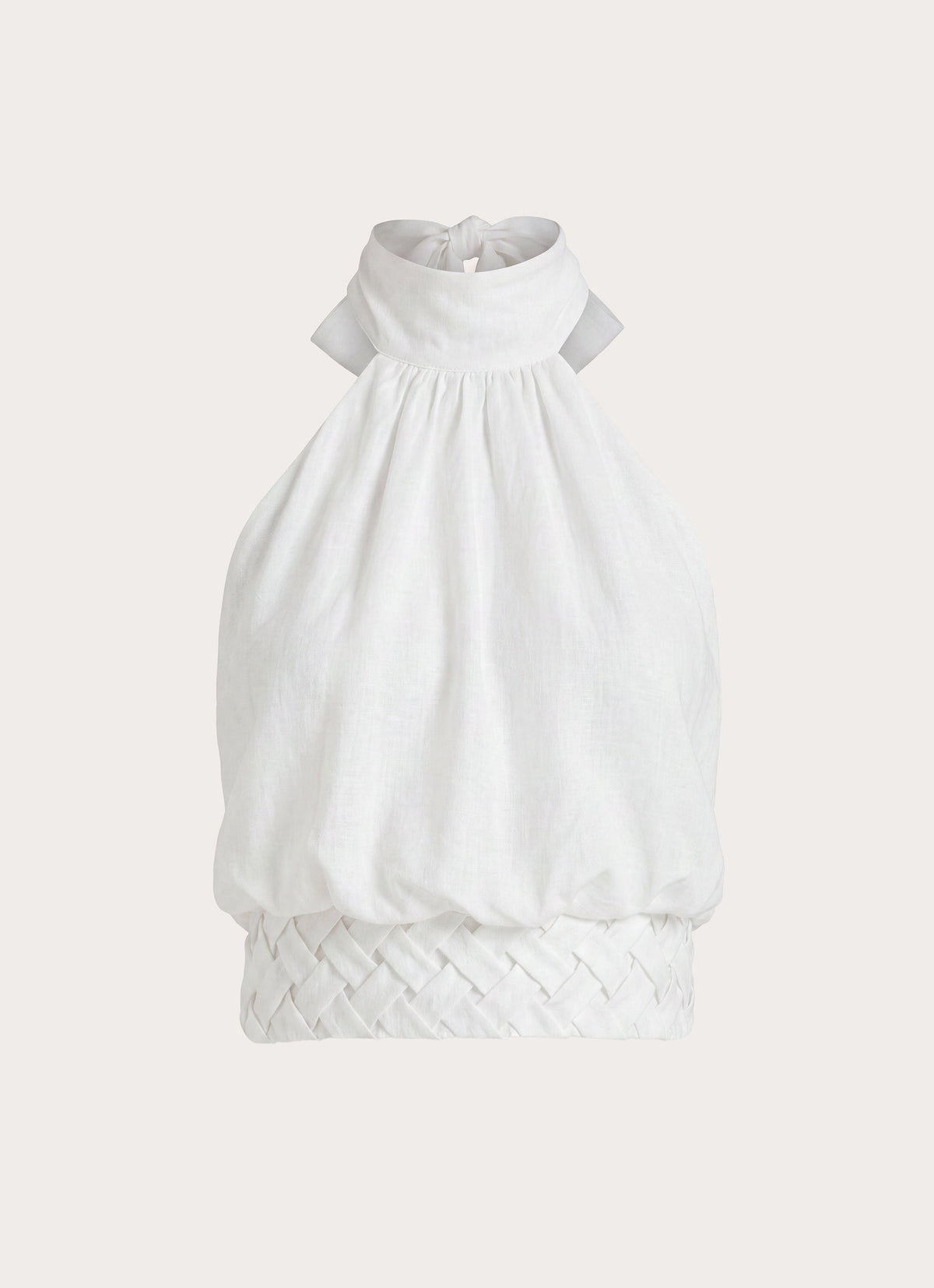 Jenna Crinkle Top - White