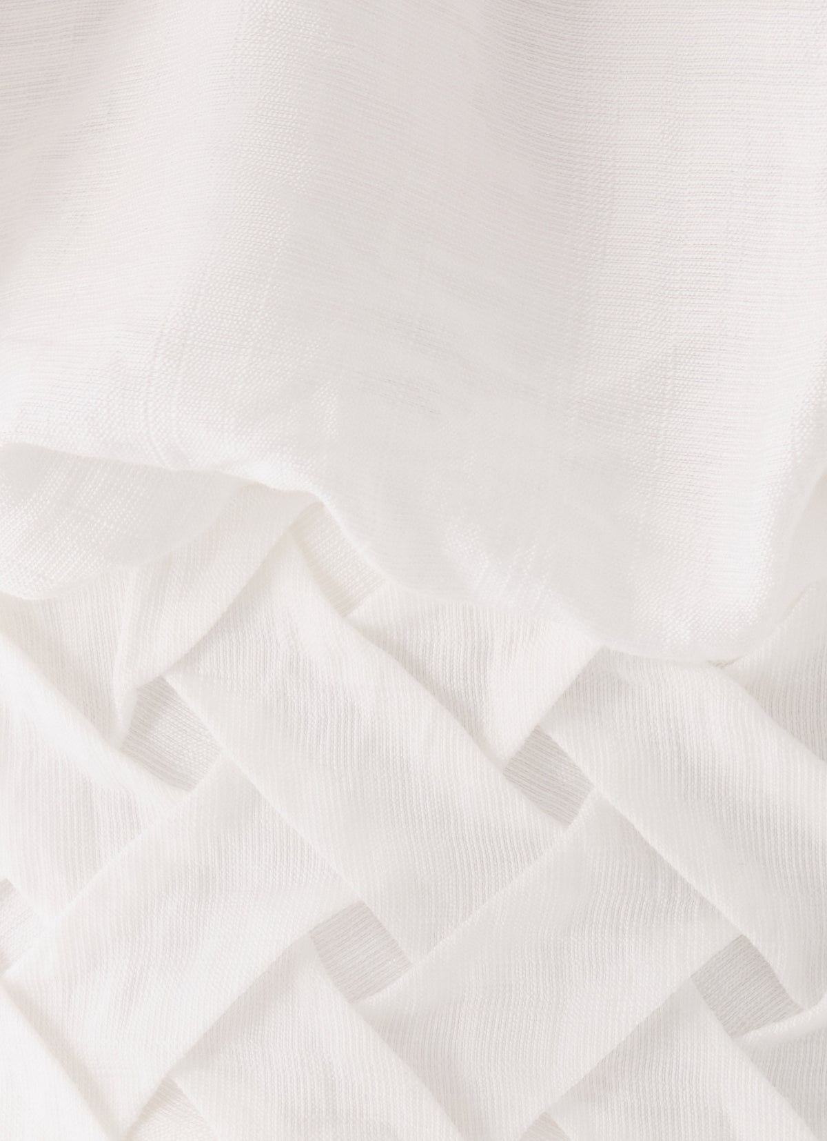 Jenna Crinkle Top - White