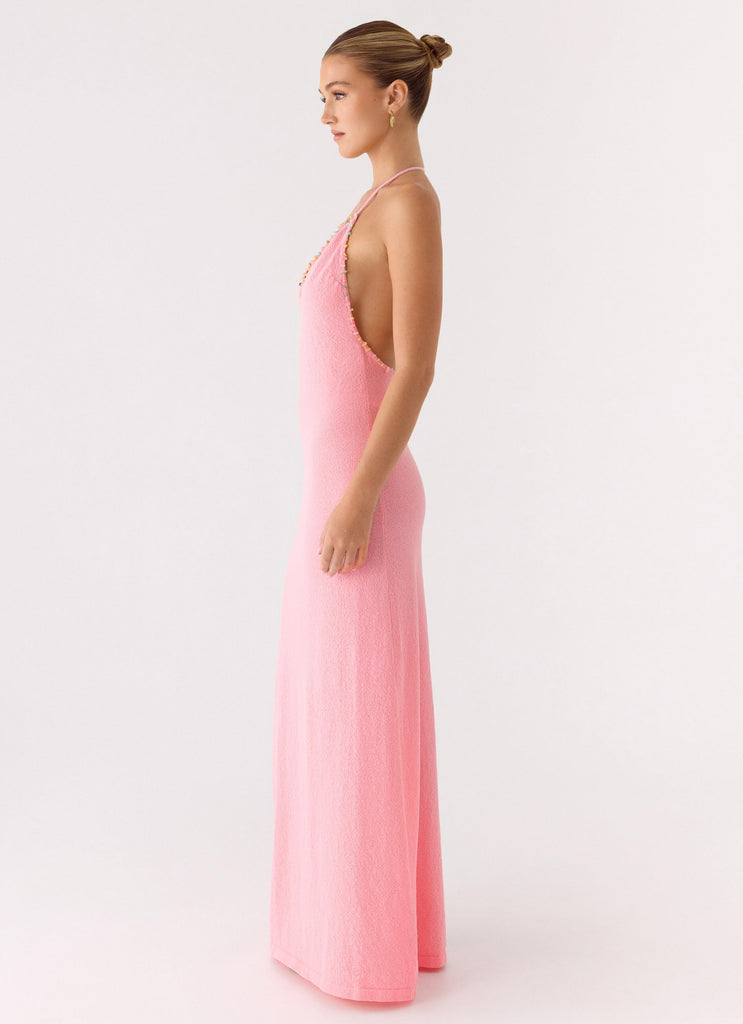 Jianna Knit Maxi Dress - Pink