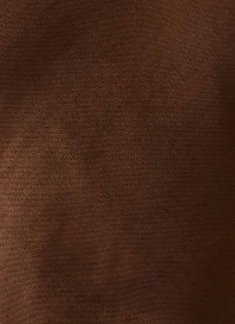 Jinli Midi Dress - Chocolate